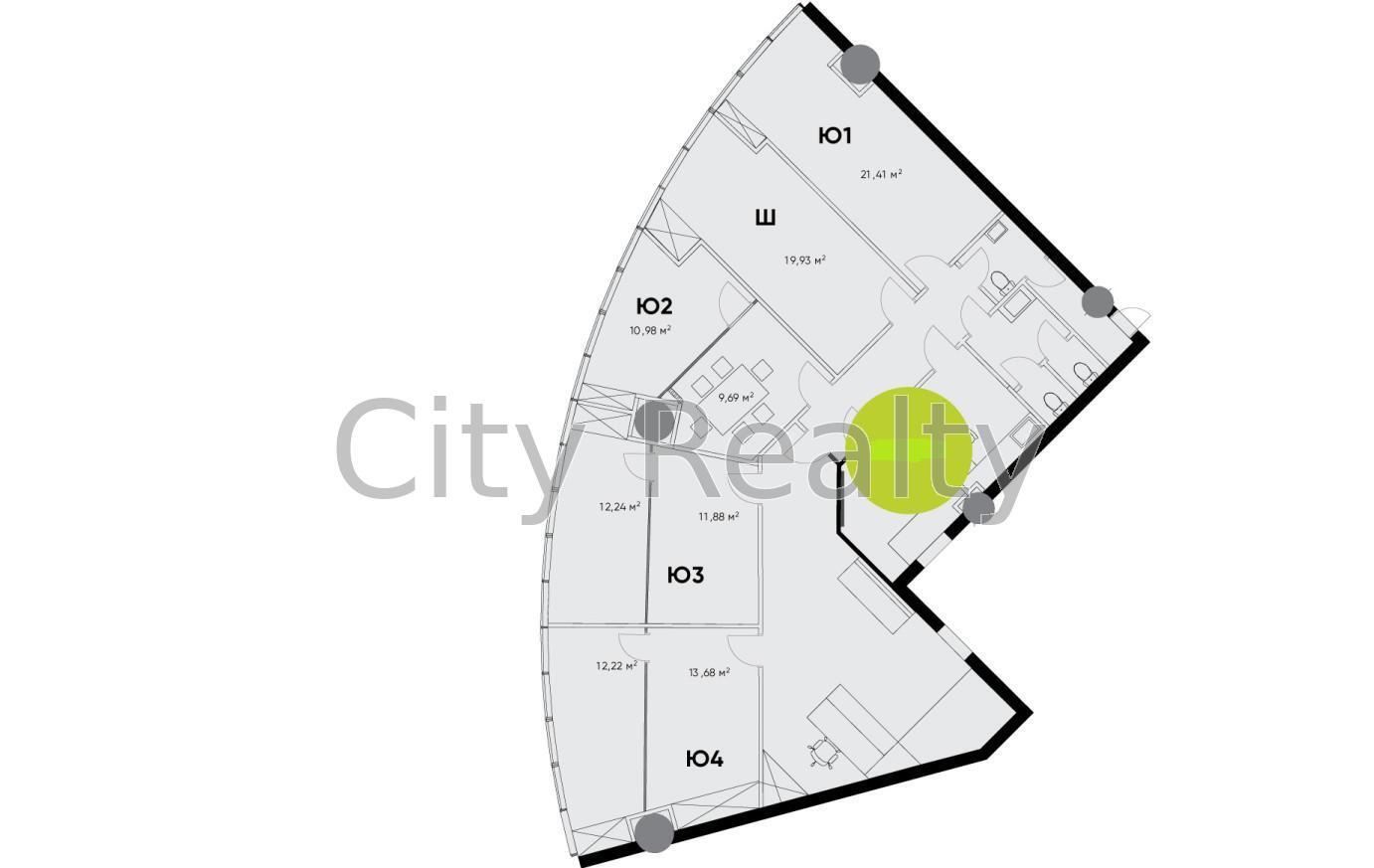 Аренда офиса 244 м², Болсуновская ул., 13-15