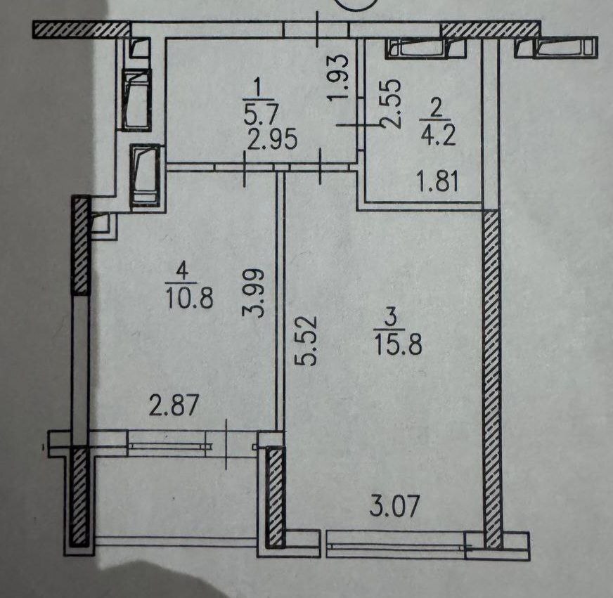 Продажа 1-комнатной квартиры 39.8 м², Правды просп., 41Д