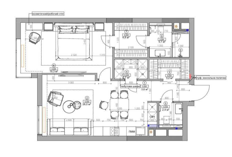 Оренда 2-кімнатної квартири 67 м², Василя Тютюнника вул., 39