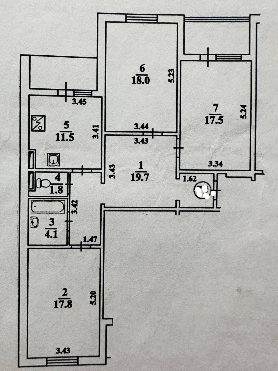 Продаж 3-кімнатної квартири 98 м², Миколи Закревського вул., 97