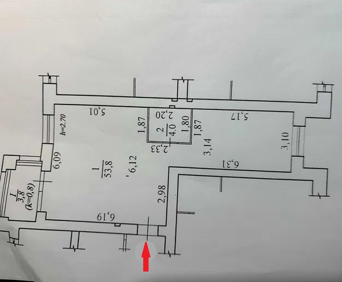 Продажа 2-комнатной квартиры 62 м², Мира просп., 2К