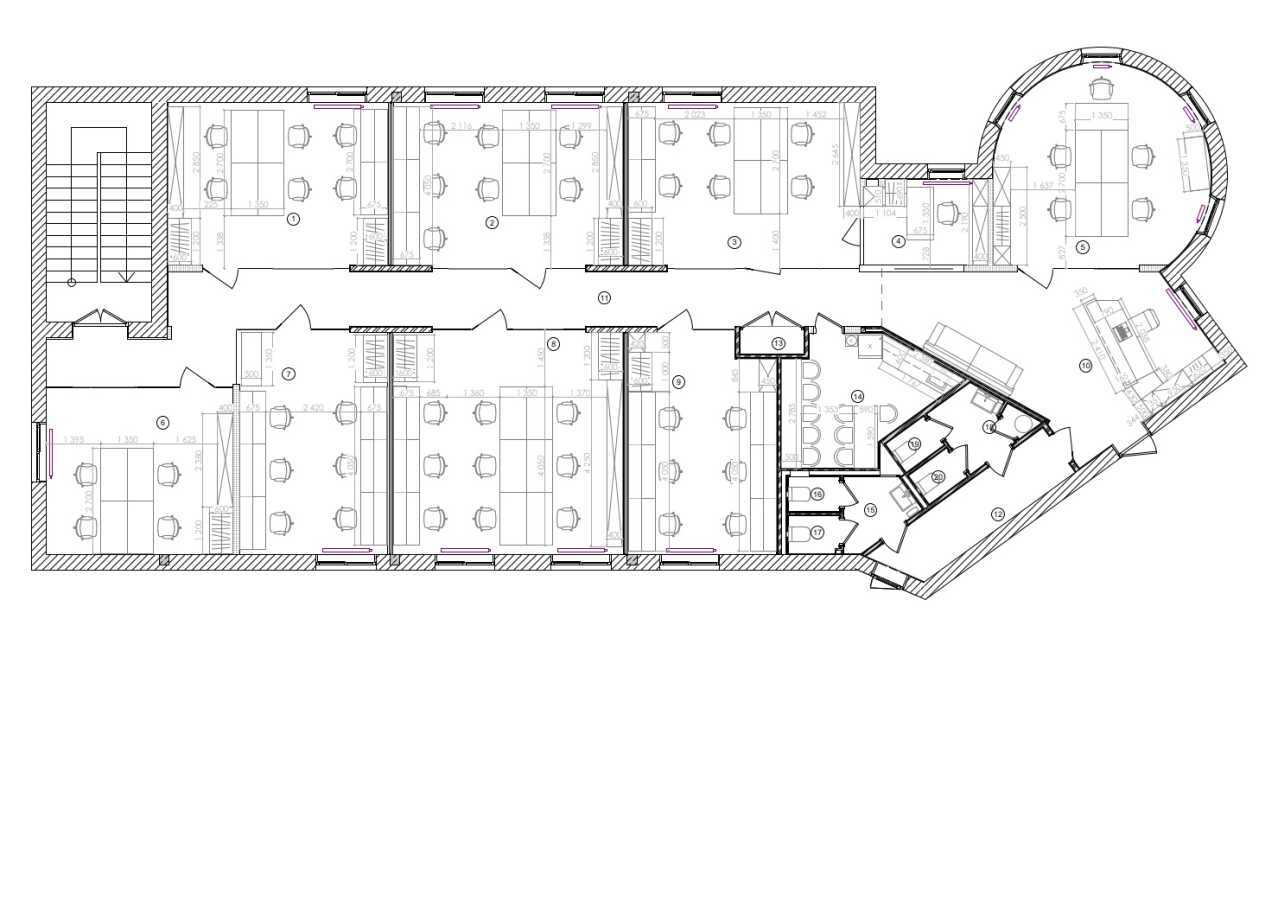 Оренда офісу 294 м², Залізничне шосе, 2А