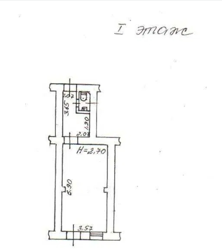 Аренда торгового помещения 35 м², Пушкинская ул.