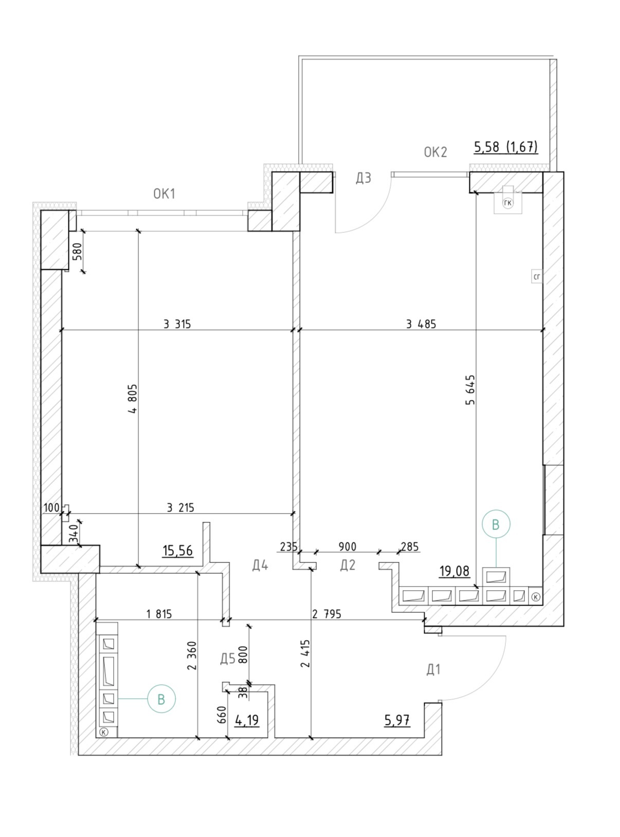 Продаж 1-кімнатної квартири 47.6 м², Фонтанская дор., 6