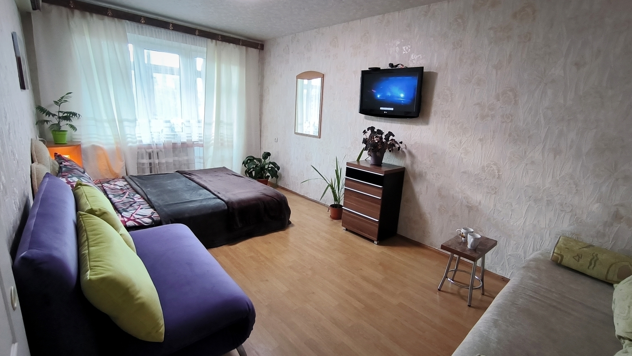 1-комнатная квартира посуточно 40 м², Маршала Малиновского ул., 12