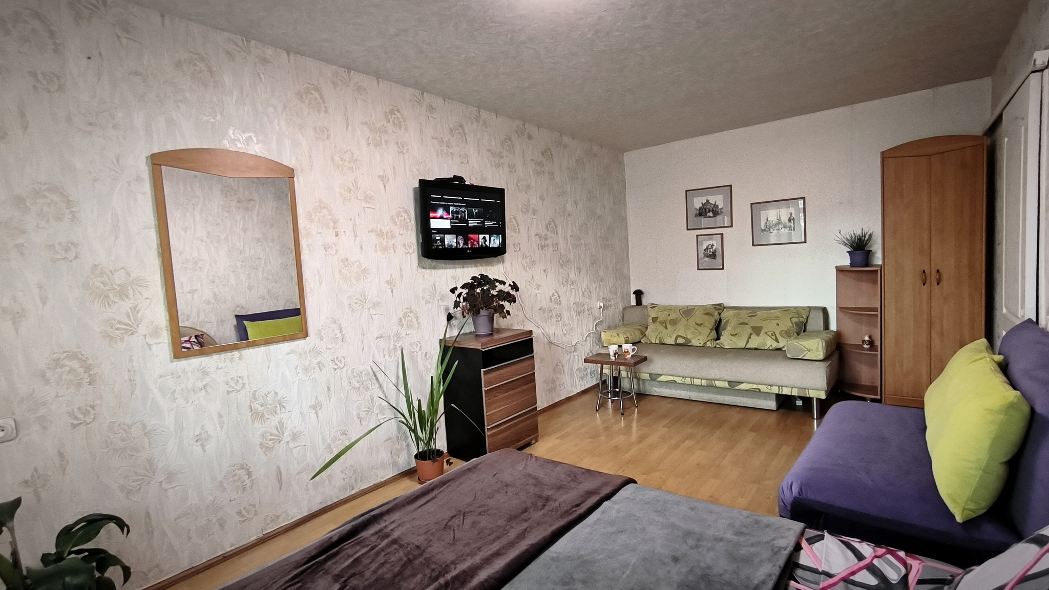 1-комнатная квартира посуточно 40 м², Маршала Малиновского ул., 12