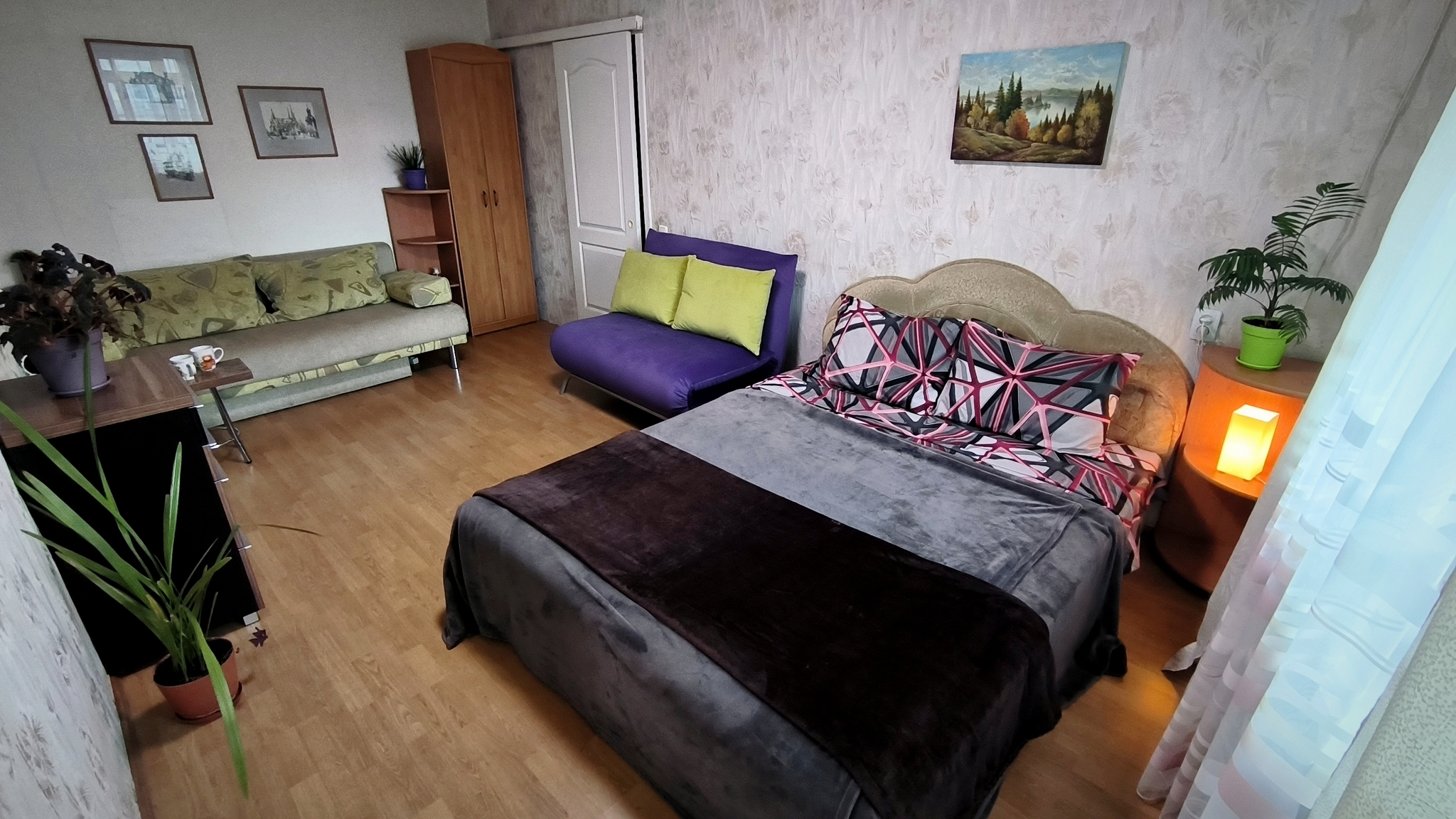 1-комнатная квартира посуточно 40 м², Маршала Малиновского ул., 12