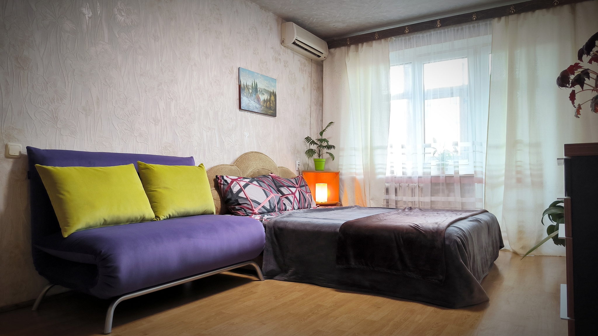 1-комнатная квартира посуточно 40 м², Маршала Малиновского ул., 12