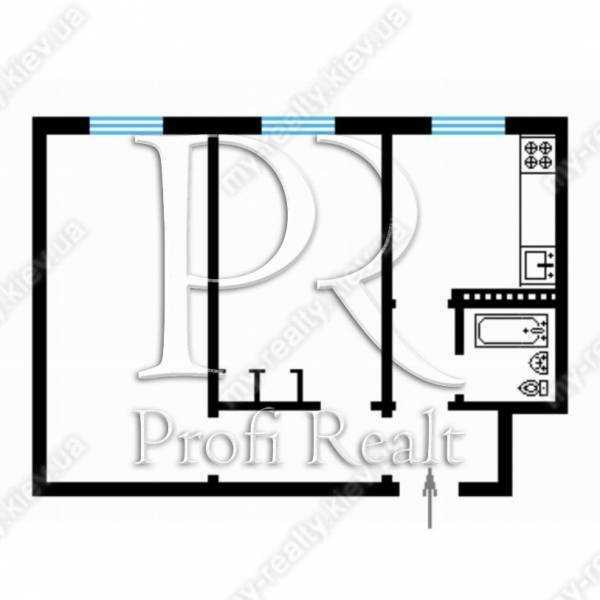 Продаж 2-кімнатної квартири 45 м², Озерна вул., 12