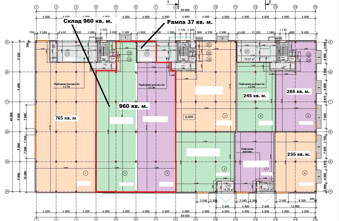 Аренда склада 997 м², Депутатская ул., 48 Буча
