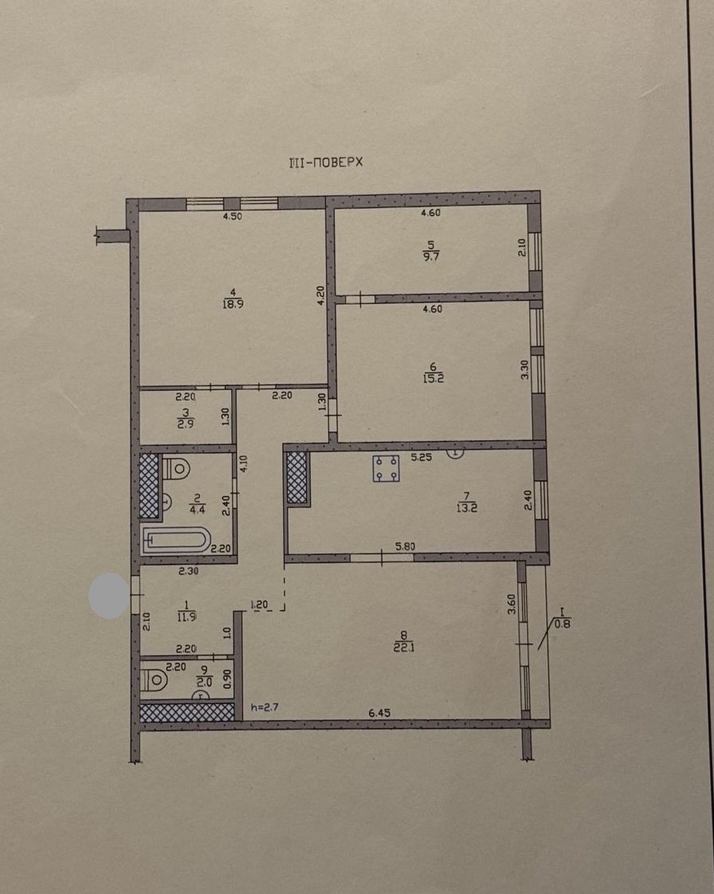 Продаж 3-кімнатної квартири 101 м², 8 Марта (Слобожанське) вул.