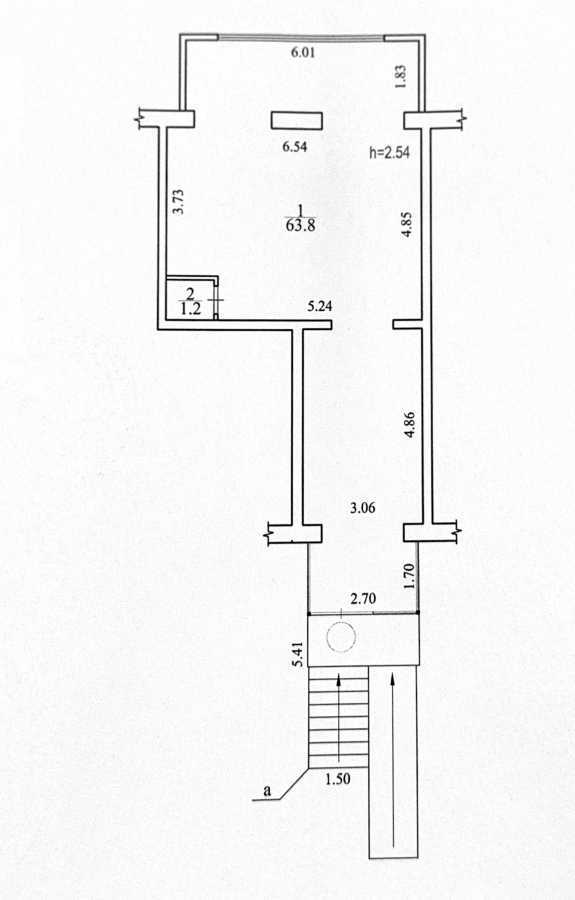 Аренда помещения свободного назначения 64 м², Курнатовського, 11