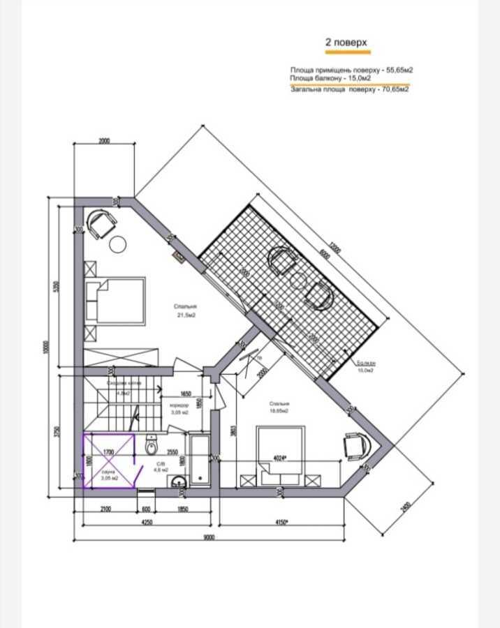 Продажа 2-комнатной квартиры 70 м², 1-й Бортницкий пер.