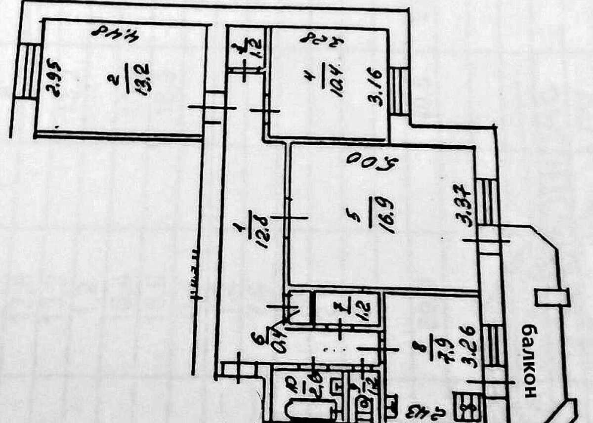 Продажа 3-комнатной квартиры 74 м², Калачевская ул., 9