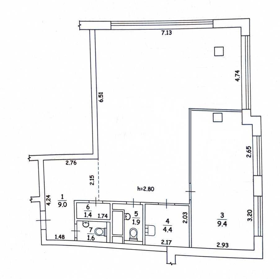 Аренда офиса 100 м², Жилянская ул., 68
