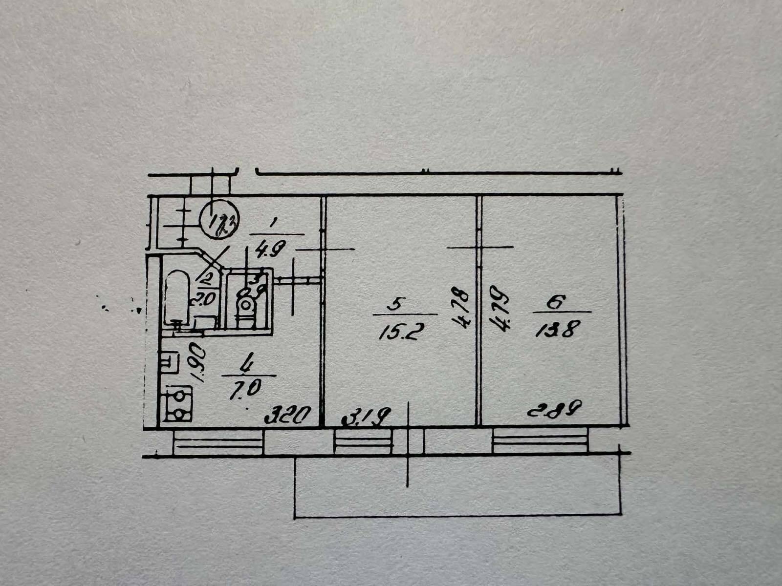 Оренда 2-кімнатної квартири 46.2 м², Саксаганського вул., 90
