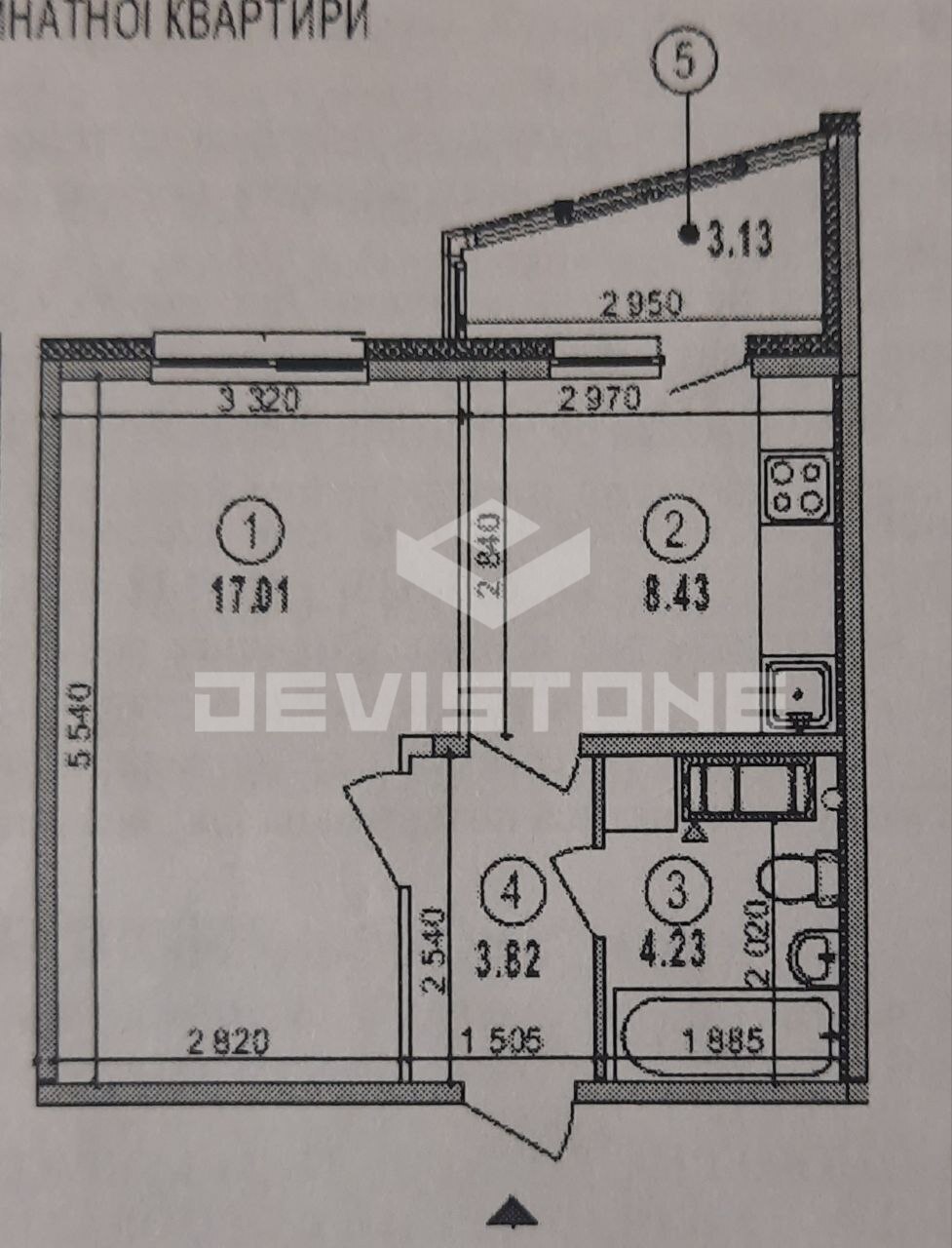 Продаж 1-кімнатної квартири 32 м², Берковецька вул., 6
