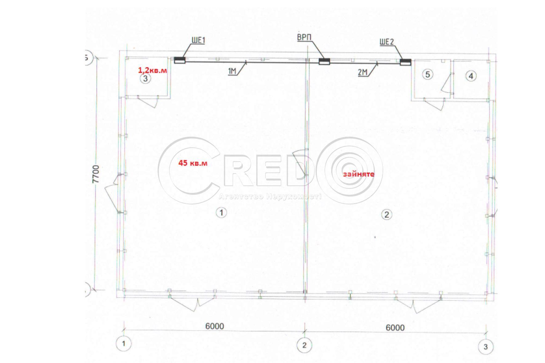 Аренда торгового помещения 46.2 м², Солнечный мркн. ул.