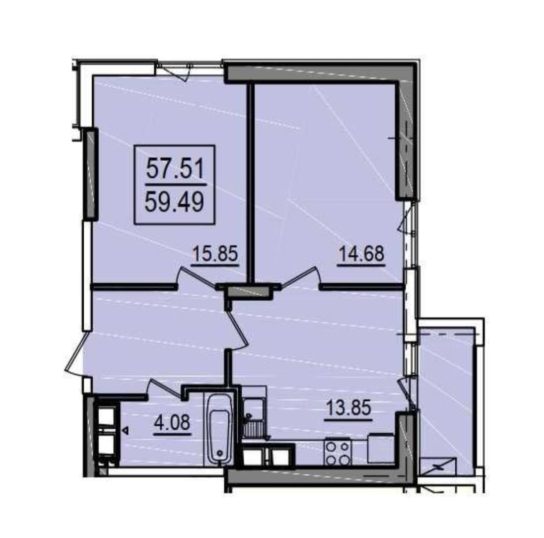 Продаж 2-кімнатної квартири 60 м², Дача Ковалевского вул.