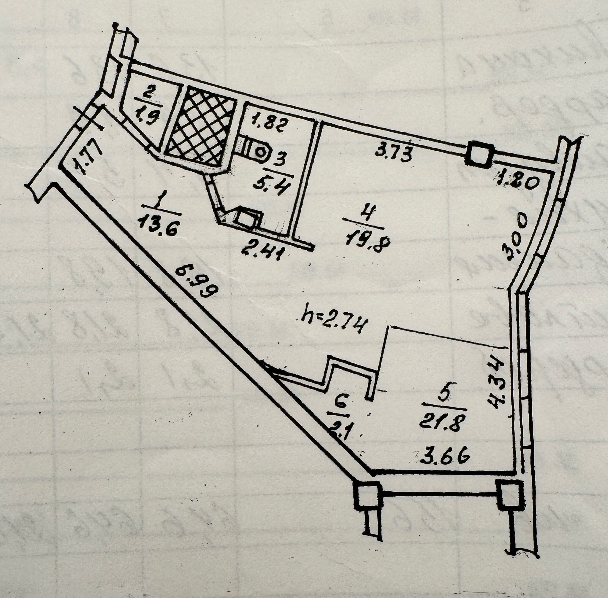 Продажа 2-комнатной квартиры 65 м², Глинки ул., 2