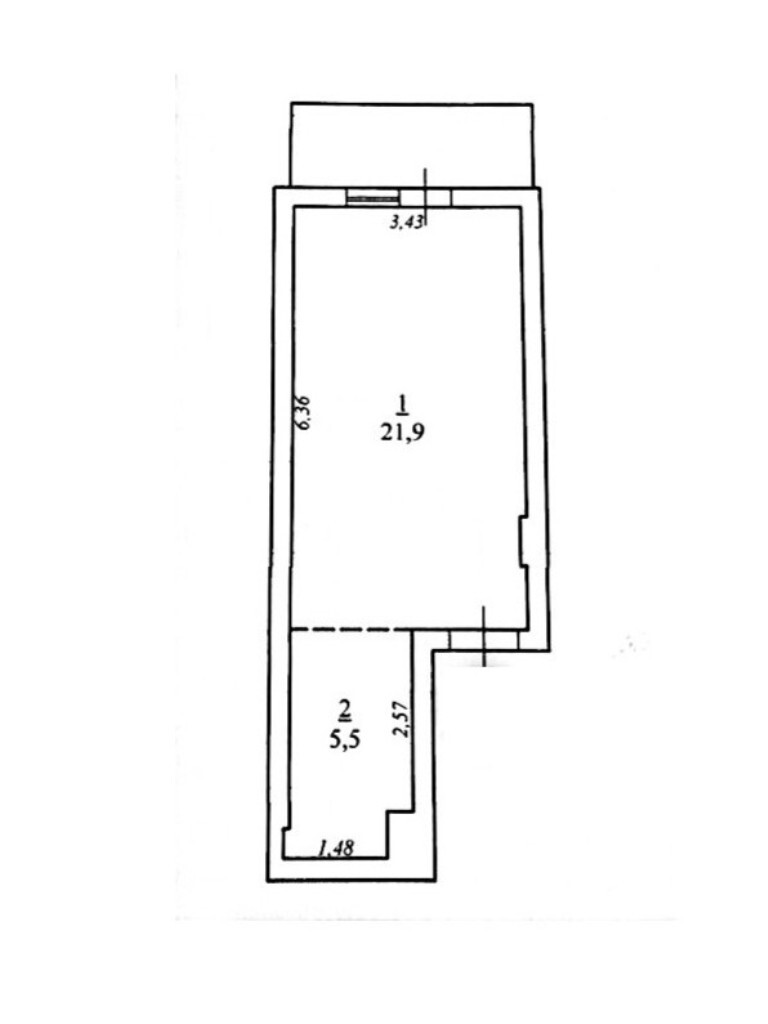 Продаж 1-кімнатної квартири 29.1 м², Фонтанская дор., 25В