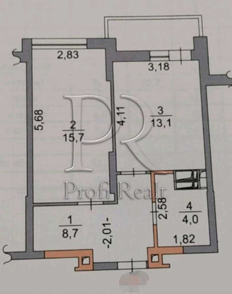 Продажа 1-комнатной квартиры 43 м², Академика Глушкова просп., 1 ПАВ 5
