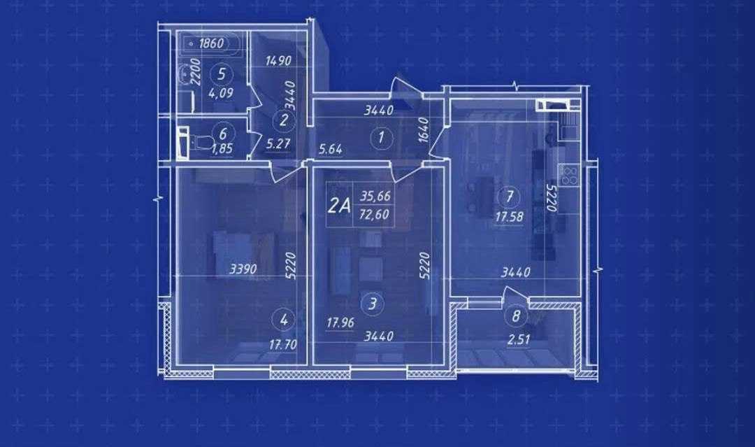 Продажа 2-комнатной квартиры 71 м², Балтийский пер., 5