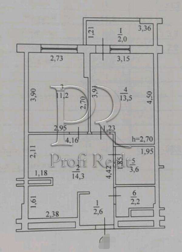 Продажа 2-комнатной квартиры 49 м², Полевая ул., 73