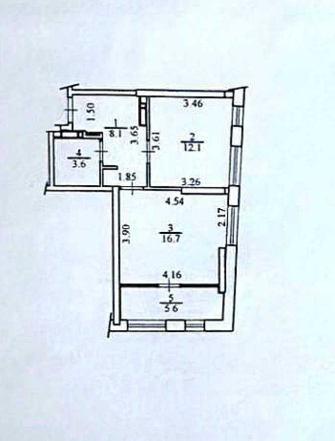 Продажа 1-комнатной квартиры 46.1 м², Столичное шоссе, 5