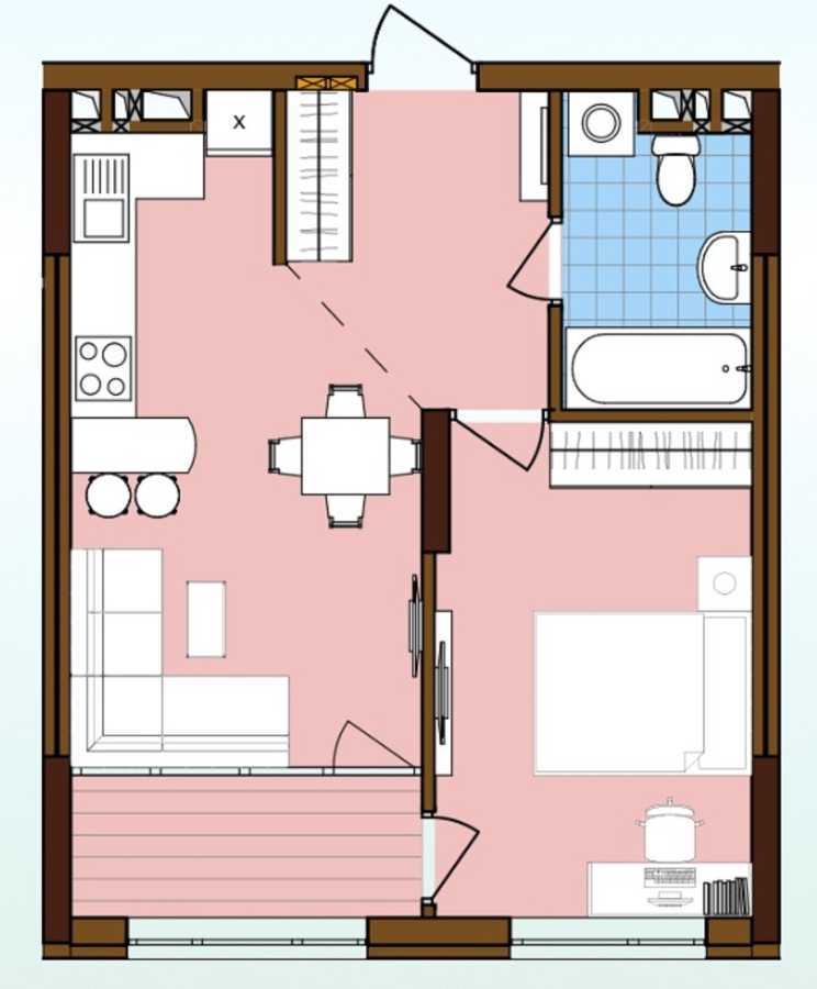 Продажа 1-комнатной квартиры 44.41 м², Александра Олеся ул., 10-2