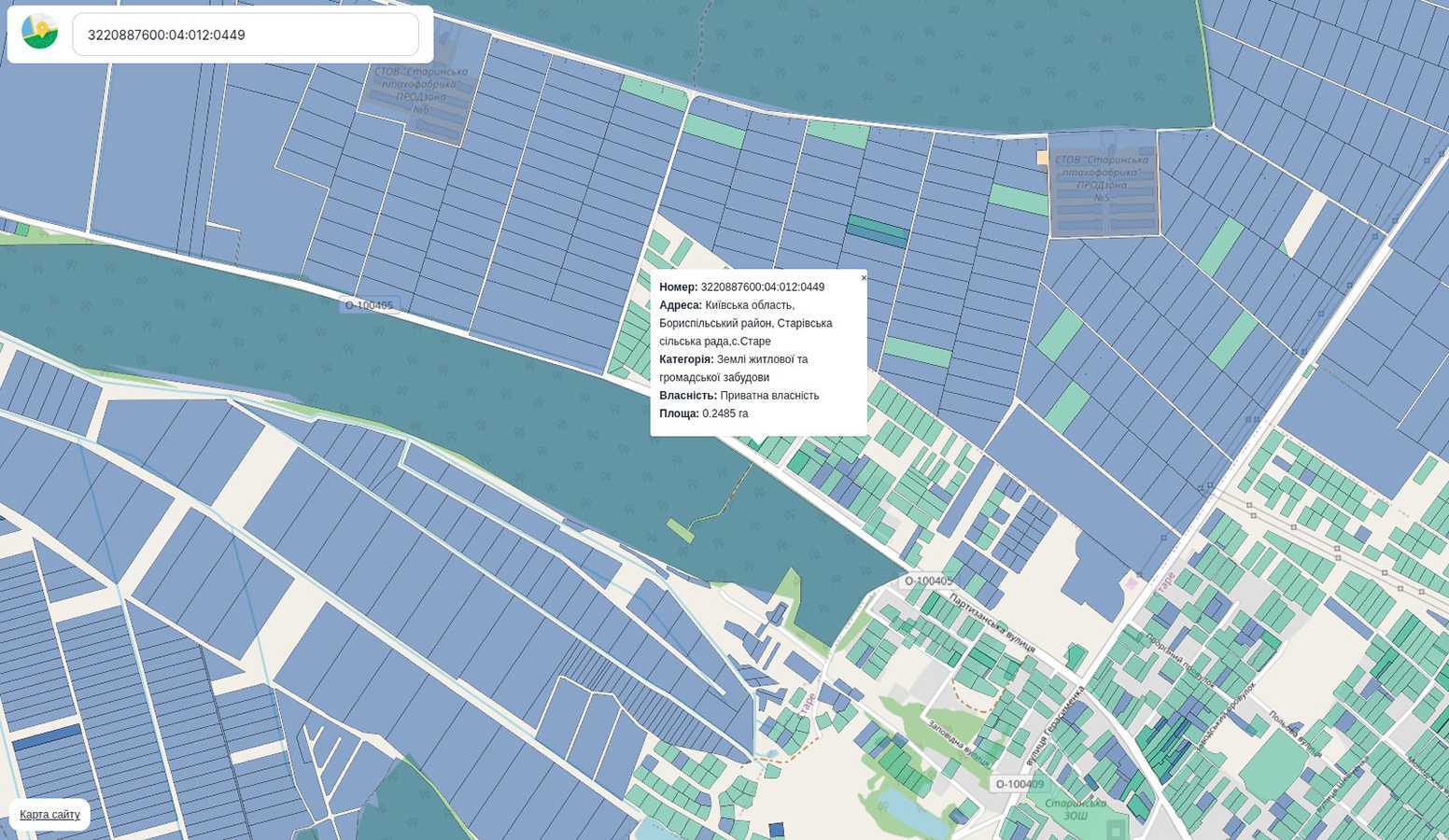 Продажа участка под индивидуальное жилое строительство 25 соток, Партизанська