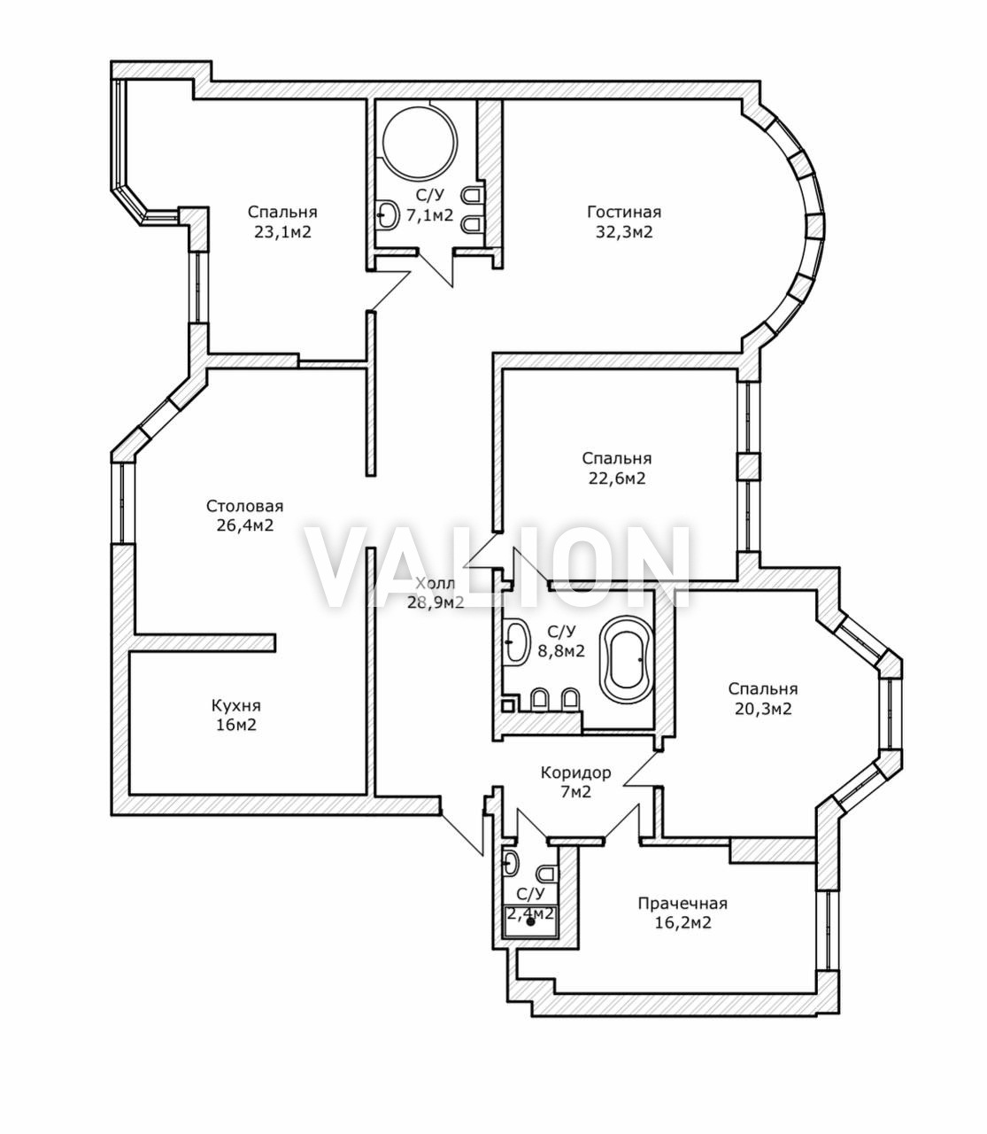 Продажа 3-комнатной квартиры 200 м², Никольско-Слободская ул., 4Д