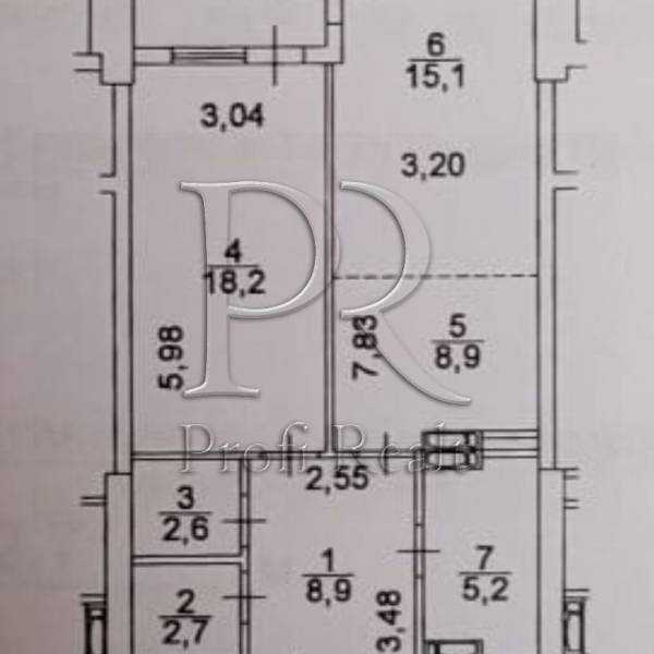 Продажа 2-комнатной квартиры 66 м², Голосеевский просп., 95А