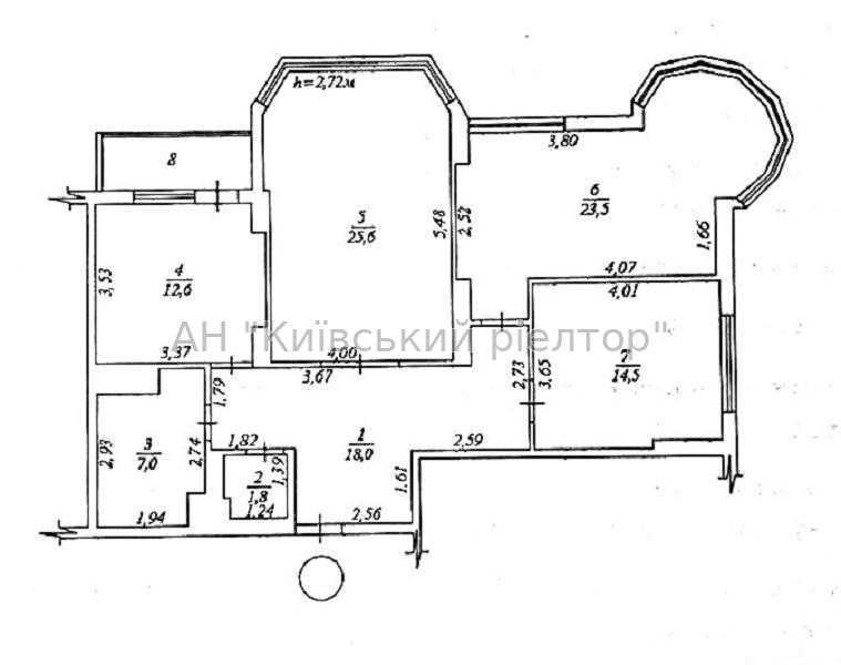 Продаж 3-кімнатної квартири 106.9 м², Голосіївський просп., 95А