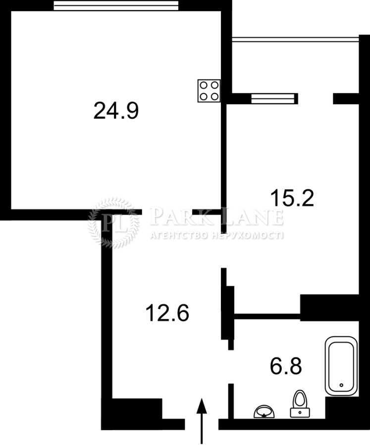 Продажа 1-комнатной квартиры 62.7 м², Перова бул., 10А