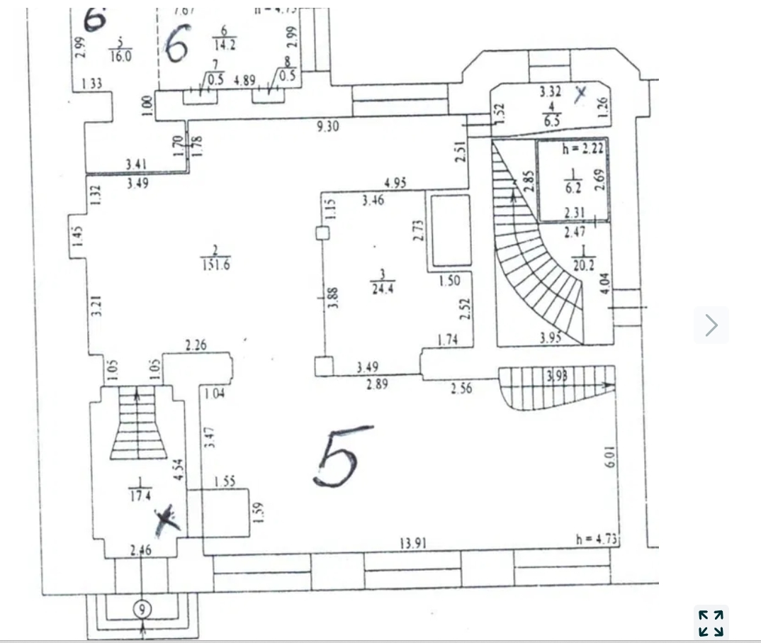 Аренда офиса 400 м², Пушкинская ул.