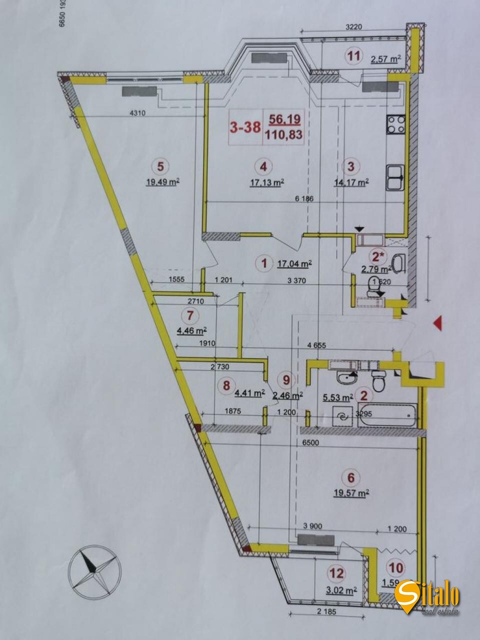 Продажа 3-комнатной квартиры 111 м², Митрополита Василия Липковского ул., 37Б