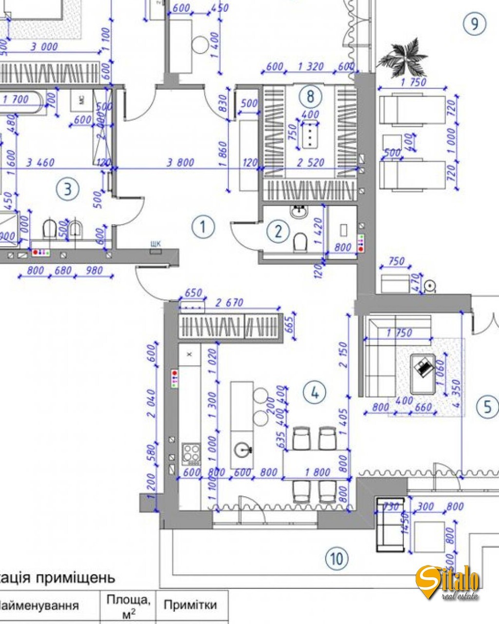 Продажа 3-комнатной квартиры 180 м², Отто Шмидта ул., 10Ж