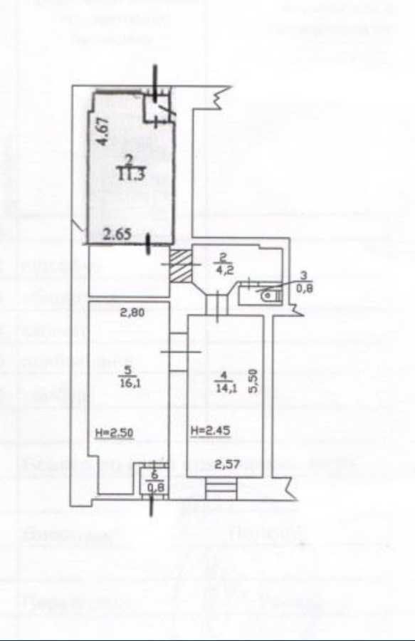 Продаж приміщення вільного призначення 50 м², Бессарабська пл., 7
