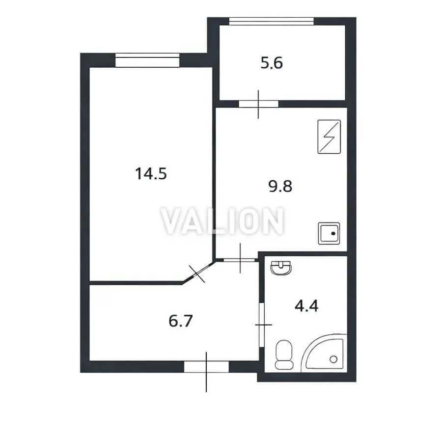 Продажа 1-комнатной квартиры 38.2 м², Просвещения ул., 17