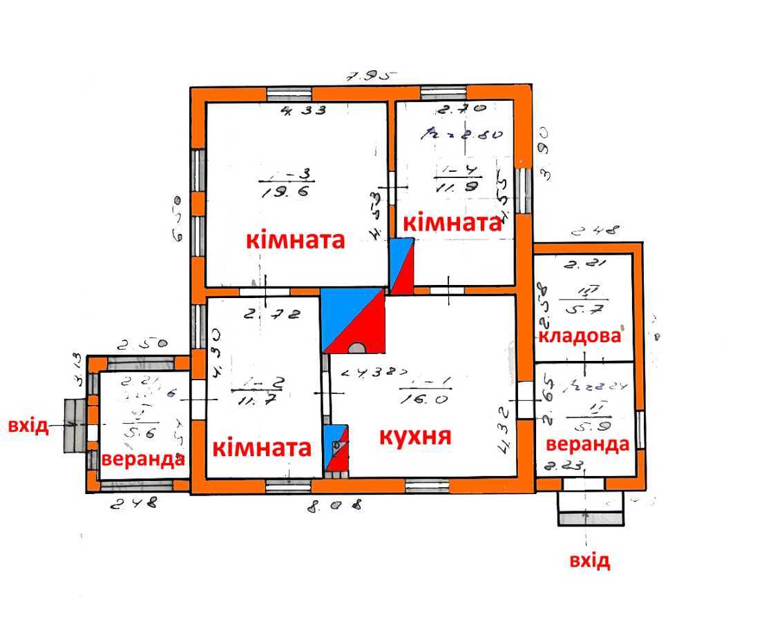 Продажа дома 76.4 м², леніна
