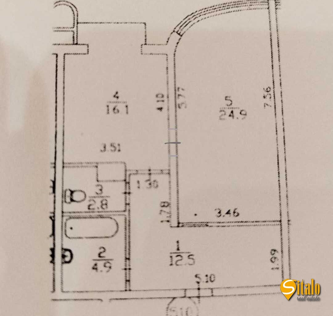 Продажа 1-комнатной квартиры 61.2 м², Харьковское шоссе, 19