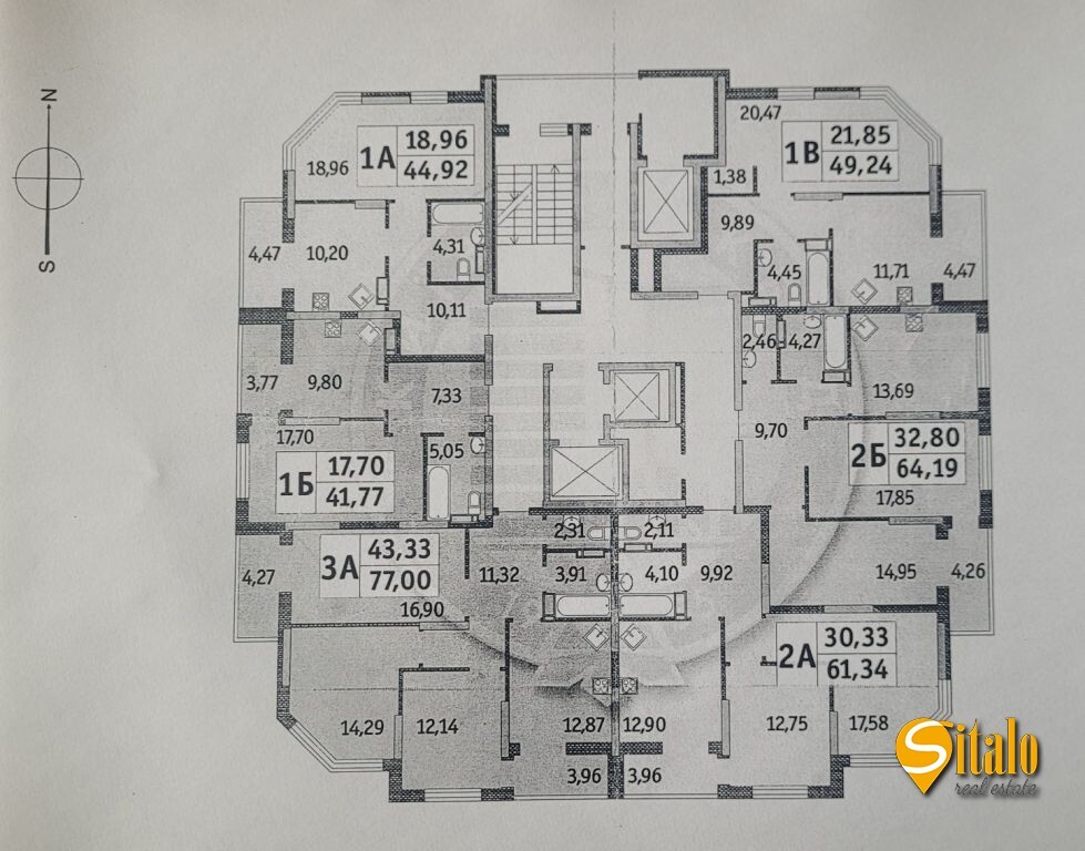 Продажа 1-комнатной квартиры 45 м², Николая Кибальчича ул., 1В