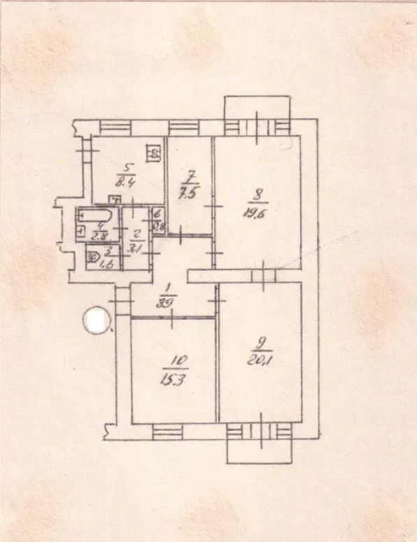 Продажа 4-комнатной квартиры 90 м², Большая Васильковская ул.