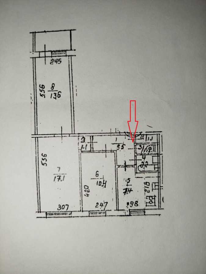 Аренда 3-комнатной квартиры 67 м², Генерала Наумова ул., 31