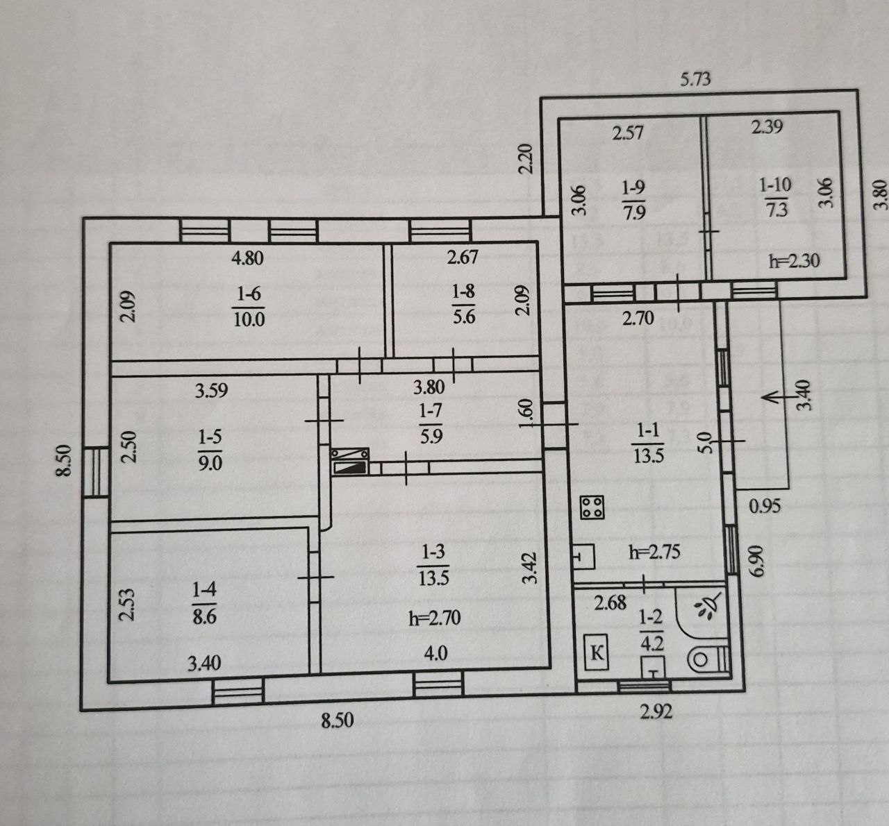 Продажа дома 85.5 м², Тоннельная ул.