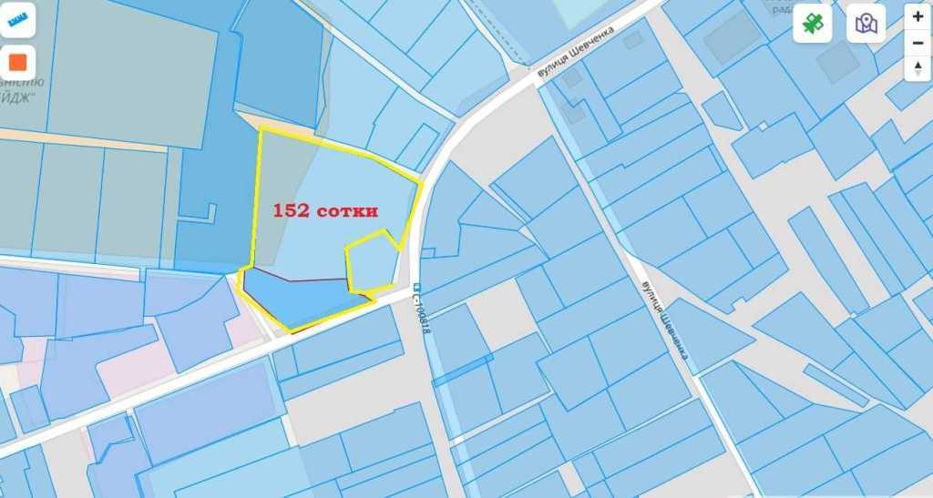 Продажа участка для личного сельского хозяйства 152 соток, Шевченка