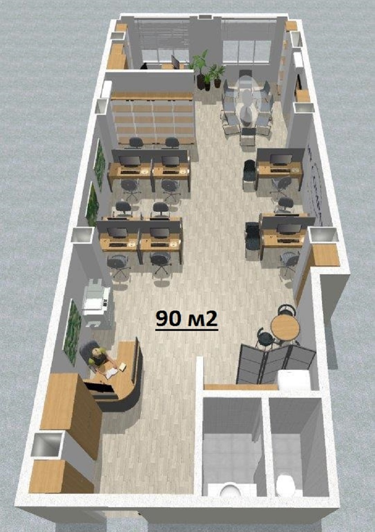Аренда офиса 93 м², Константиновская ул., 75