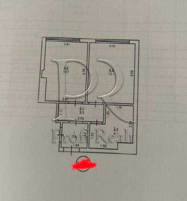Продаж 1-кімнатної квартири 35 м², Причальна вул., 14