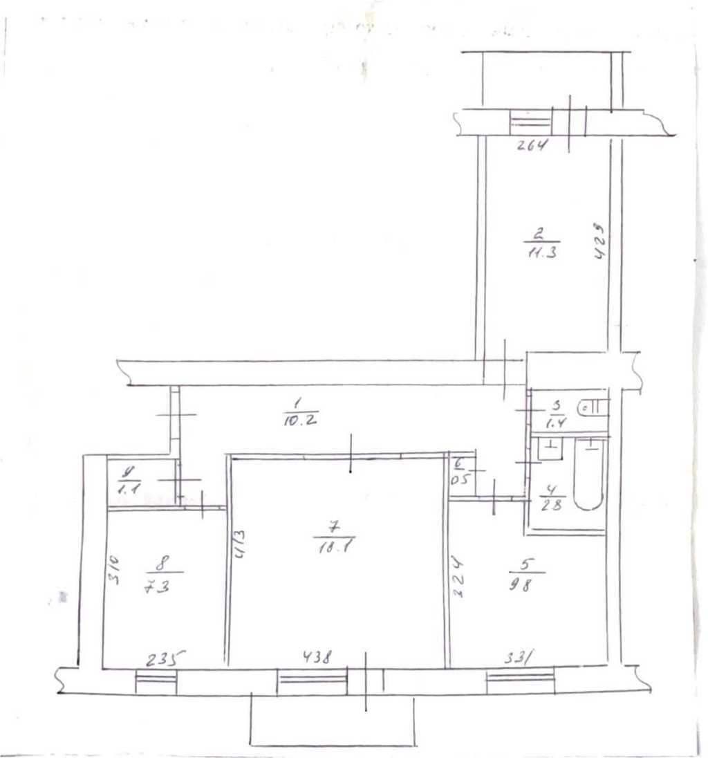 Продажа 3-комнатной квартиры 65 м², Независимости бул., 6В